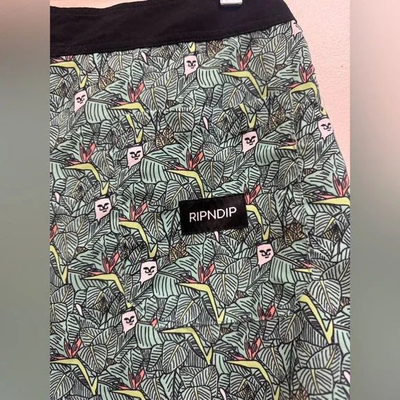 Ripndip Nermal Leaf Board Shorts - Picture 6 of 9